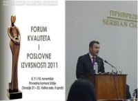 National award for business excellence “Oskar kvaliteta” for 2011